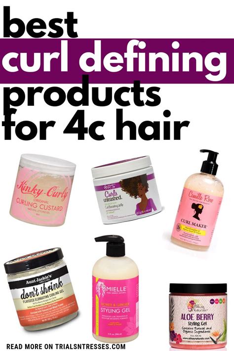 Best Curl Defining Products For 4c Hair #naturalhaircare | 4c ...