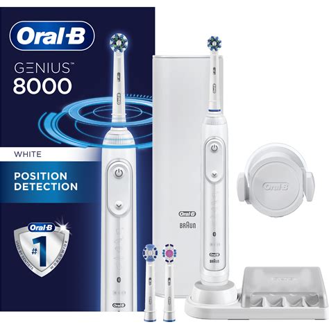 Oral-B Genius 8000 Electric Toothbrush, White - Walmart.com