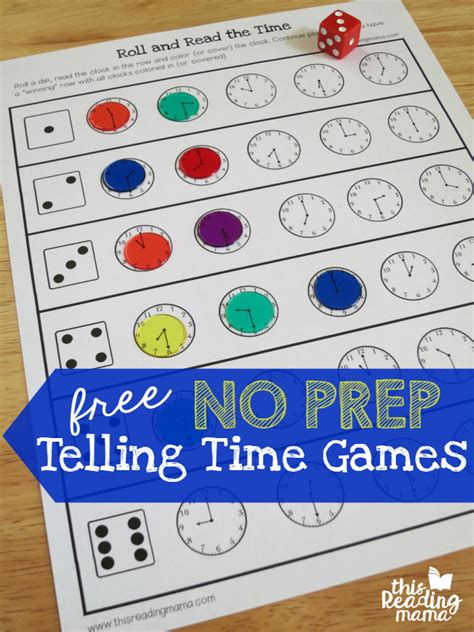 NO PREP Telling Time Games {FREE}