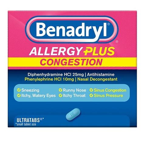 Benadryl Allergy Plus Sinus Headache - Headache