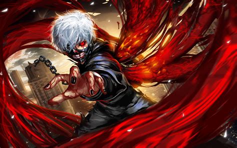 Tokyo Ghoul illustration, anime, Tokyo Ghoul, Kaneki Ken HD wallpaper ...