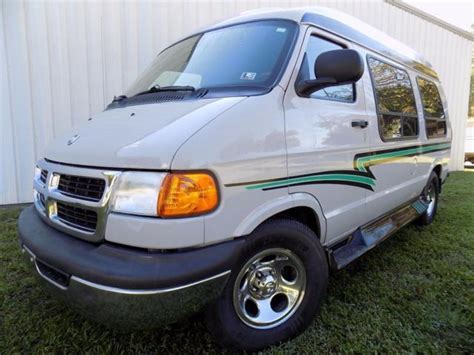 2003 Dodge Ram Van 1500 Conversion 80K Camper B1500 TV Bed Captains NO ...