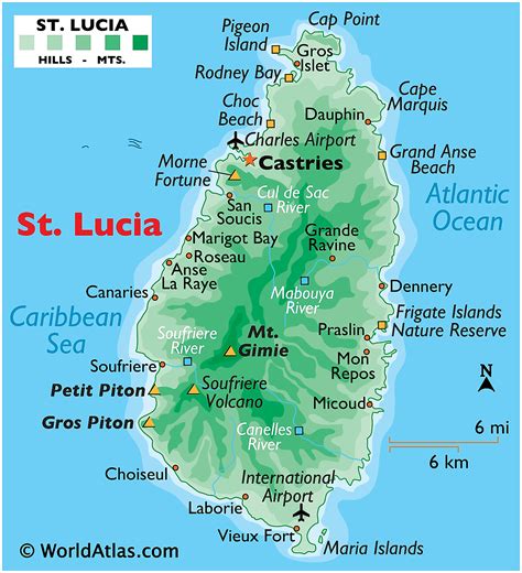 Saint Lucia Maps & Facts - World Atlas