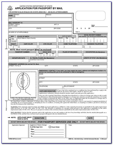 Passport Renewal Form Sri Lanka - Printable Form 2024