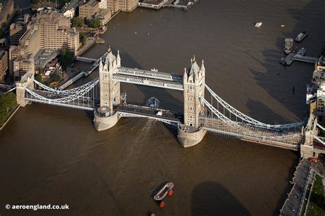 aeroengland | aerial photograph of Tower Bridge London UK