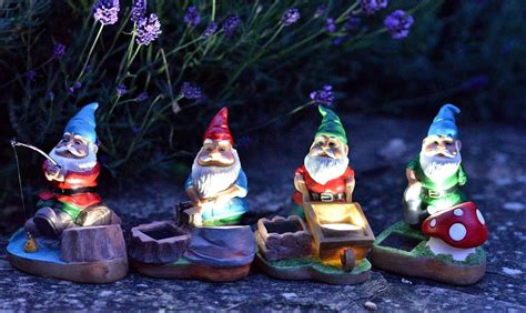 Smart Solar Gnome Spotlights 4 pack - Multicoloured.: Amazon.co.uk ...