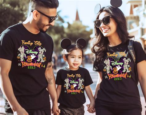 Halloween Family Shirts Disney Matching Family Personalized - Etsy