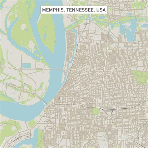 Street Map Of Memphis Tn - Draw A Topographic Map