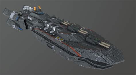 Spaceship 3d Model Free Download