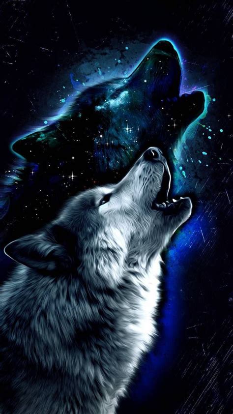 Galaxy Wolf Wallpaper for mobile phone, tablet, desktop computer and ...