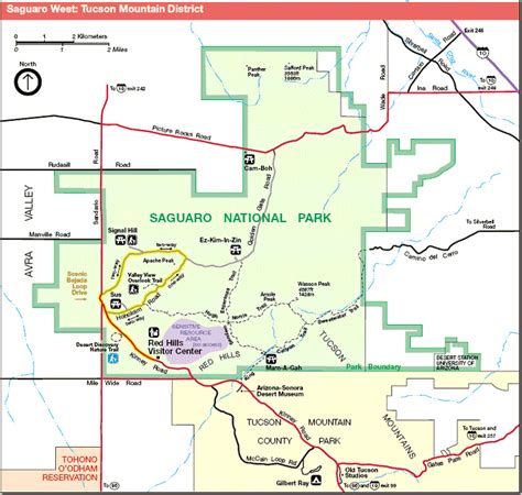 Saguaro National Park - Maps and Directions