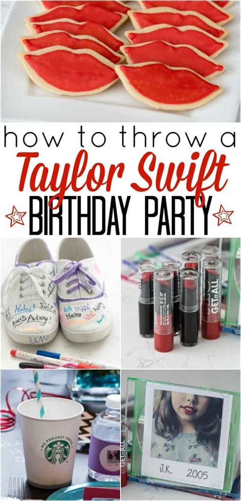 Taylor Swift Birthday Party Favors - Image to u