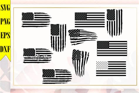 Distressed Flag Svg Bundle, Flag SVG, Bundle Svg, Bundle Clipart ...