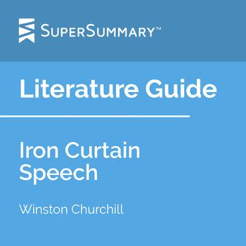 Iron Curtain Speech Literature Guide by SuperSummary | TPT