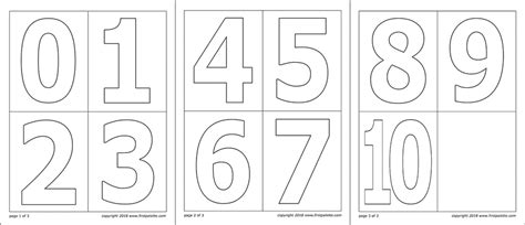 Large Free Printable Numbers - FREE PRINTABLE TEMPLATES