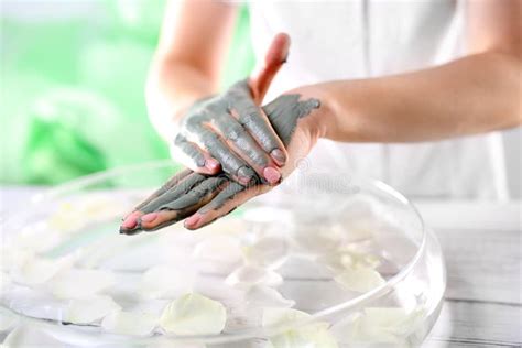 Natural Spa Treatments for Hands Stock Image - Image of leather, clay ...