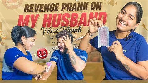 *REVENGE PRANK ON MY HUSBAND WAX PRANK* #madhudeepu - YouTube