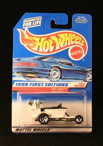 HOT SEAT * WHITE * 1998 FIRST EDITIONS SERIES #13 of 40 HOT WHEELS ...