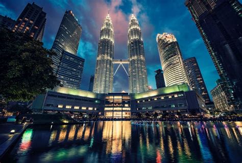 Kl Skyline Night Stock Photos, Pictures & Royalty-Free Images - iStock