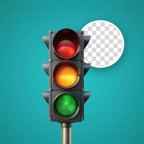 Premium PSD | Traffic lights red amber and green gradient