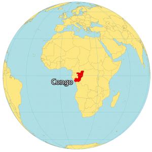 Congo Map - Roads and Cities - GIS Geography