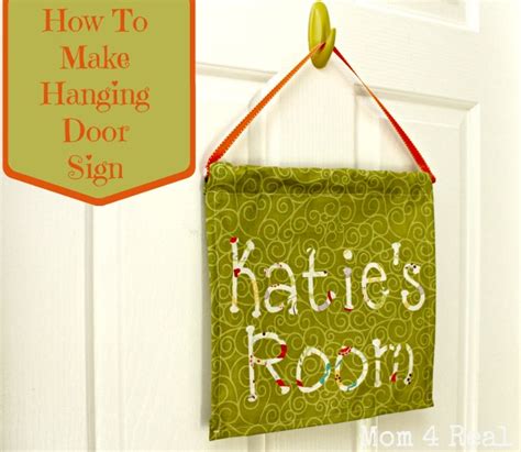 Make A Hanging Door Flag - Mom 4 Real