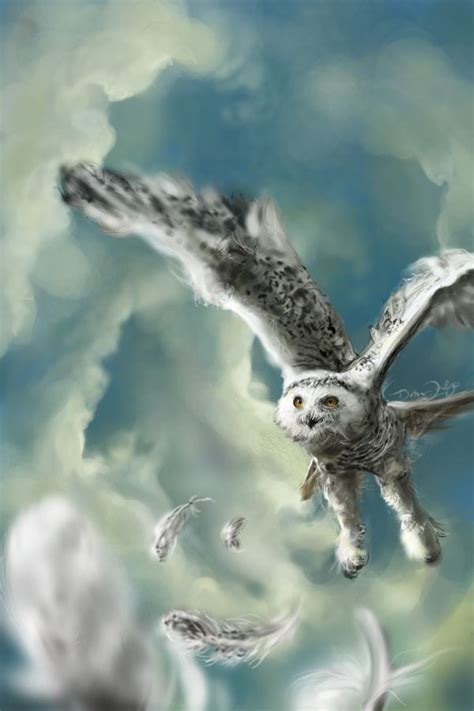 DH: Flight of Hedwig by clouded-ambition.deviantart.com on @deviantART ...