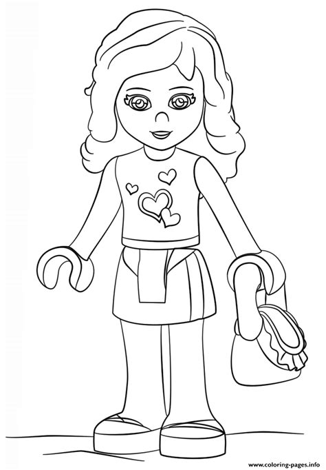 Lego Friends Olivia Coloring Pages at GetColorings.com | Free printable ...