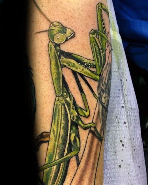 50 Praying Mantis Tattoo Designs For Men - Insect Ink Ideas