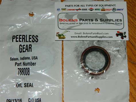 TECUMSEH :: 788008 Peerless/ Tecumseh 2300 series transmission oil seal ...