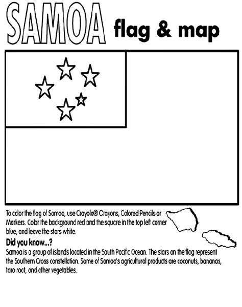 Samoa Coloring Page | crayola.com