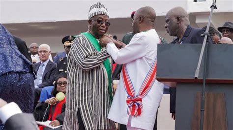 Liberia's New President Joseph Boakai Fails to End Inauguration Speech ...