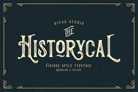 Historycal - 2 Font Styles by Dikas Stu | Font Bundles