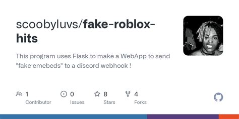 GitHub - scoobyluvs/fake-roblox-hits: This program uses Flask to make a ...