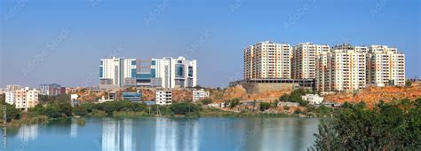 Hitec city is a information technology hub in Hyderabad, India Stock ...