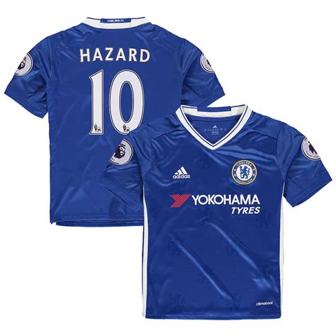 adidas Eden Hazard Chelsea Youth Blue 2016/17 Home Replica Jersey