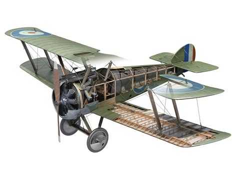 Sopwith Camel Cutaway Drawing in High quality