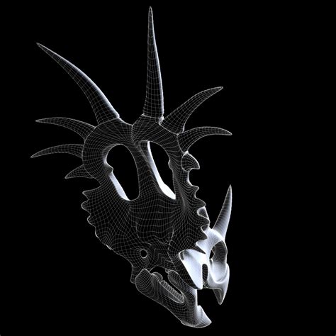 Styracosaurus skull model - TurboSquid 1337450