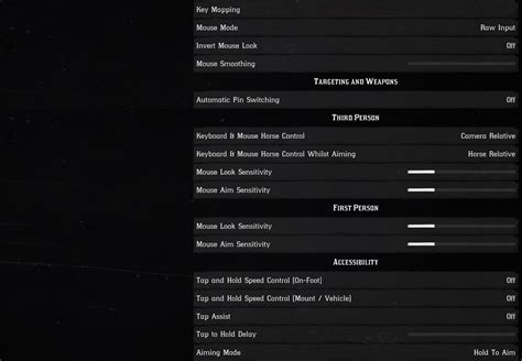 File:Red Dead Redemption 2 Keyboard & Mouse Controls settings.png ...