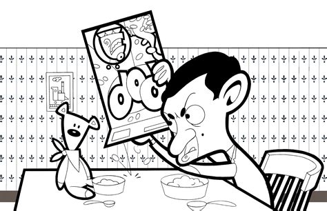 Mr Bean Coloring Pages Holiday Coloring Pages