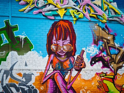 Free Images : color, facade, graffiti, modern, street art, illustration ...