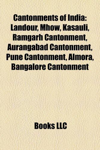 Amazon.in: Buy Cantonments of India: Landour, Mhow, Kasauli, Ramgarh ...