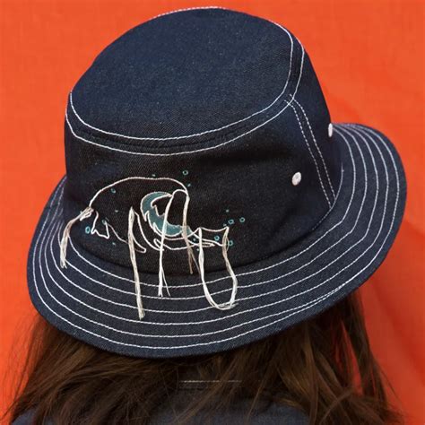 Embroidered Fisherman Hat Bucket Hat Fisherman Hats Men Women Outer ...