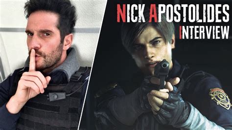 A CHAT WITH LEON KENNEDY VOICE ACTOR NICK APOSTOLIDES | Resident Evil 2 ...