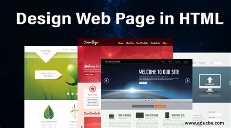 Design Web Page in HTML | Step-by-Step Tutorial | eduCBA