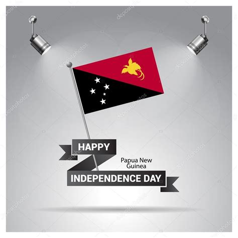 Papua New Guinea independence day poster Stock Vector Image by ...