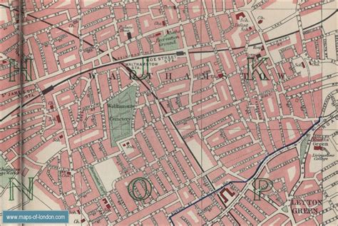 Map of Walthamstow, London