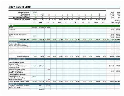 Personal Financial Planning Spreadsheet — db-excel.com