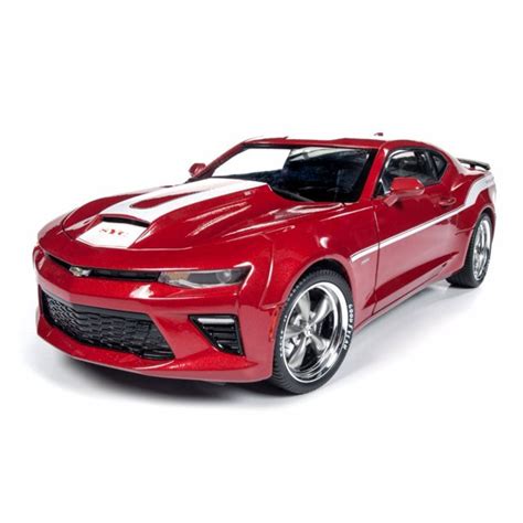 2017 Chevy Camaro, Red - Auto World AW246 - 1/18 Scale Diecast Model ...