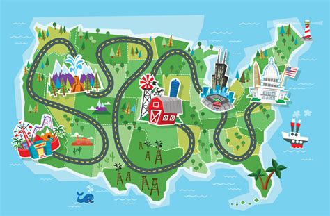 VBS Route 254 Clipart ... Road Map | Illustrated map, Map, Usa road ...